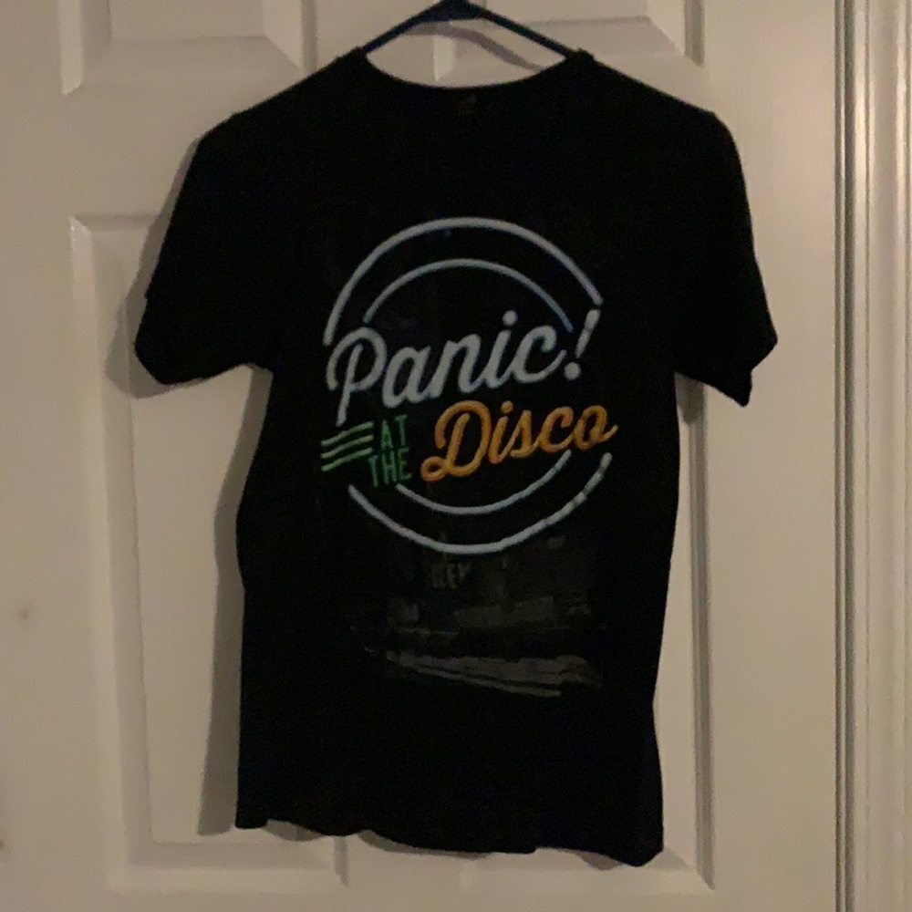 Black panic at the disco p!atd band t shirt